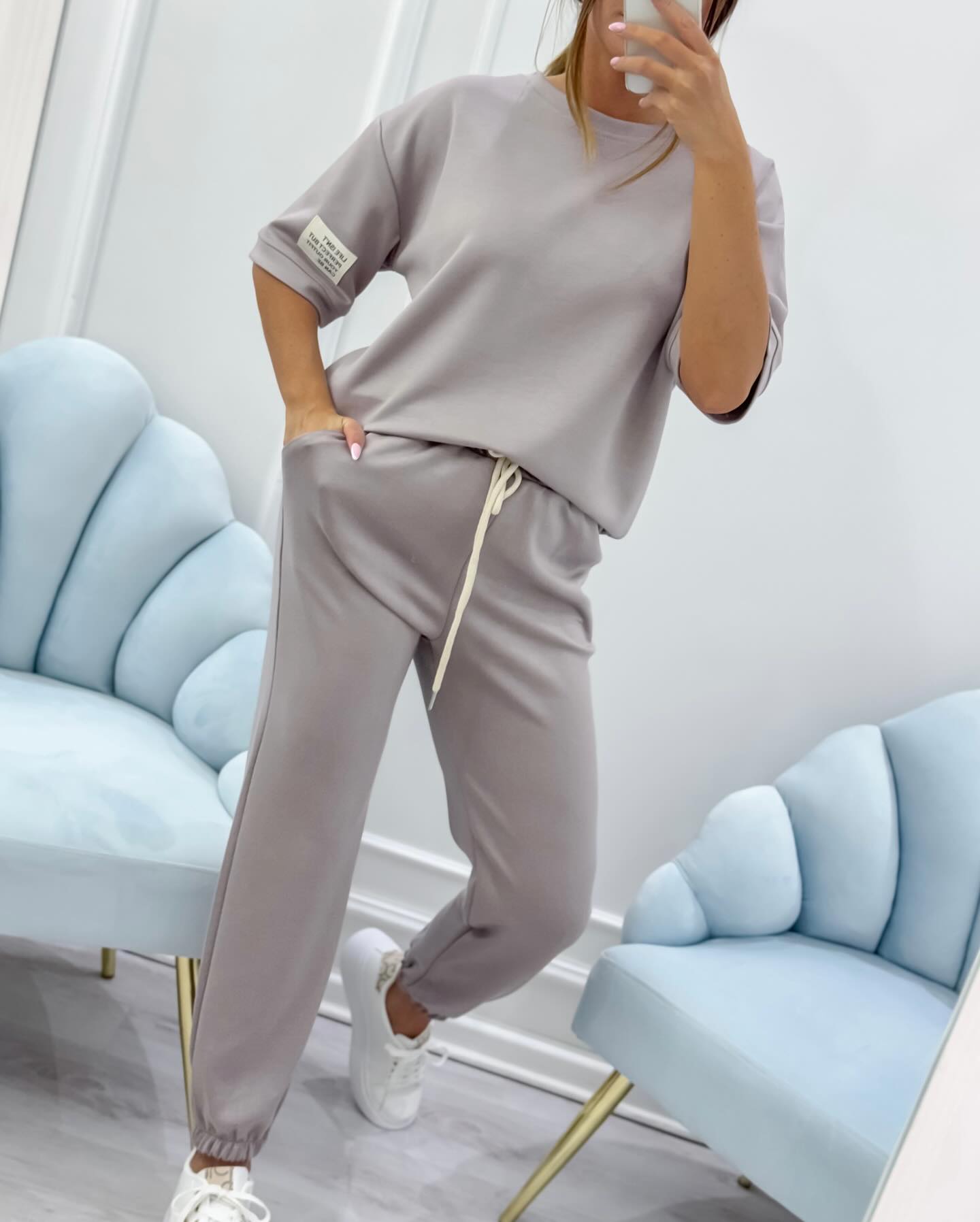 Olivia&Grace | Norma - Short Sleeve Lounge Set