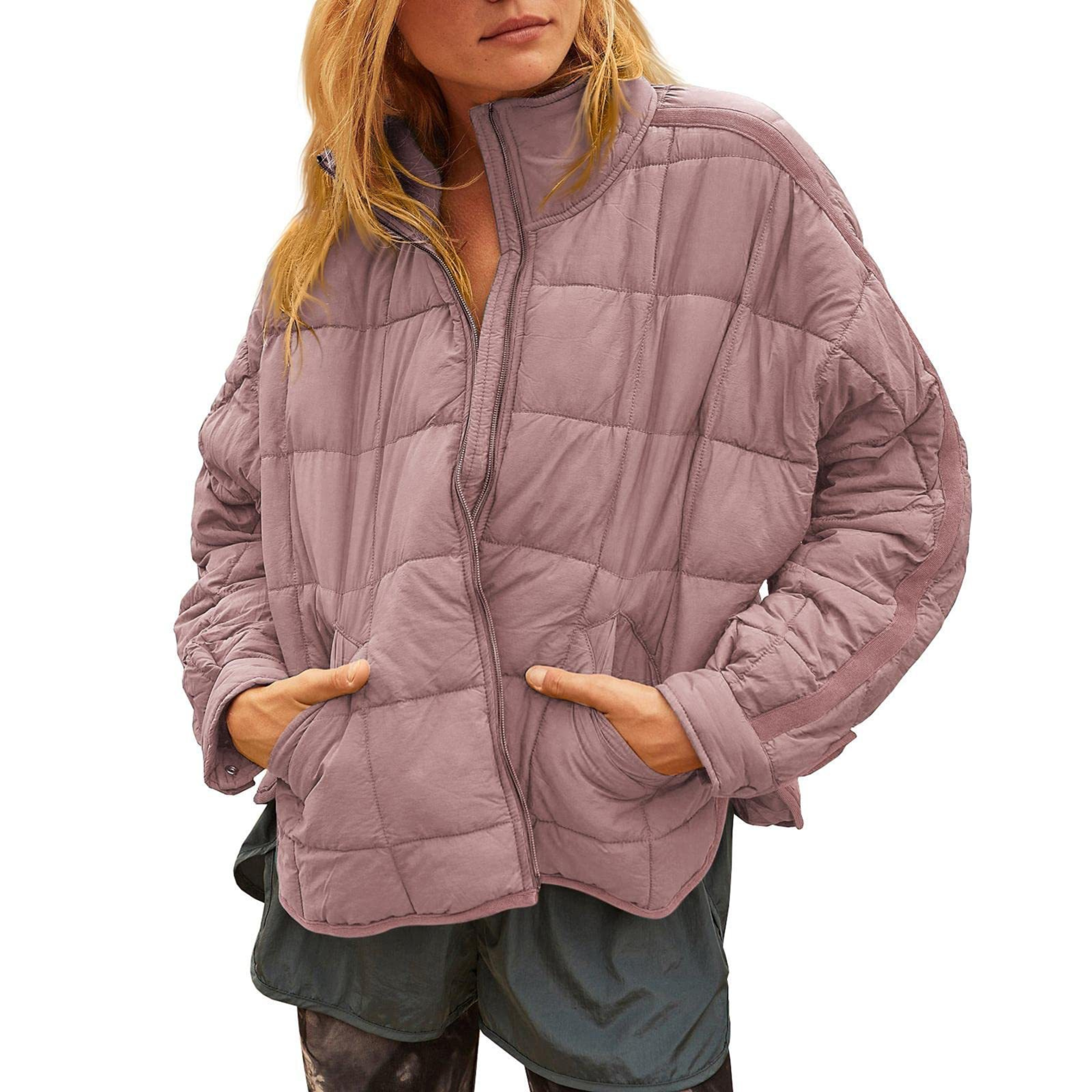 Olivia&Grace| September™ - Lightweight Compact Zip Puffer Jacket