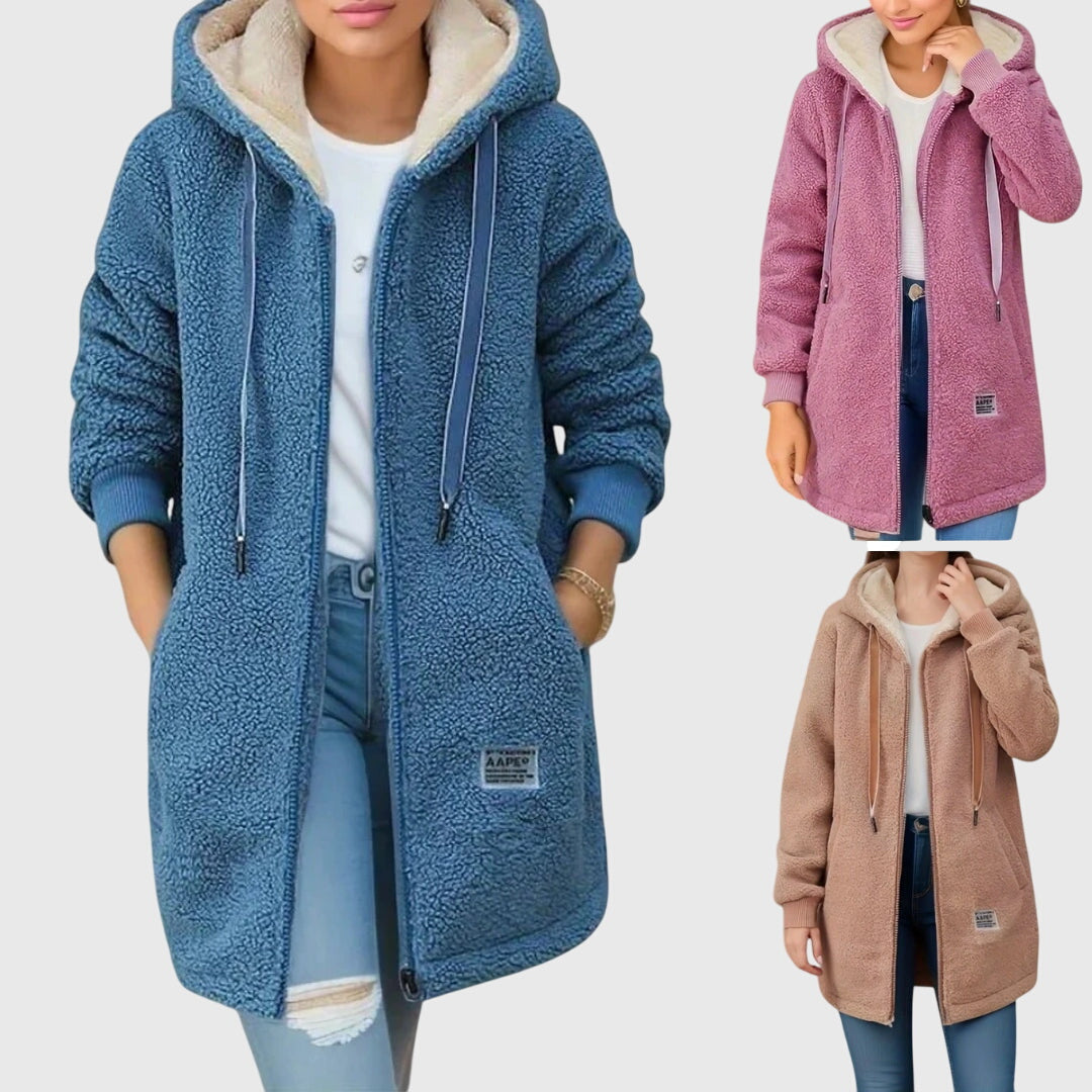 Olivia&Grace | Birgitta - Women's Fleece Jacket – Style and Warmth for Cold Days