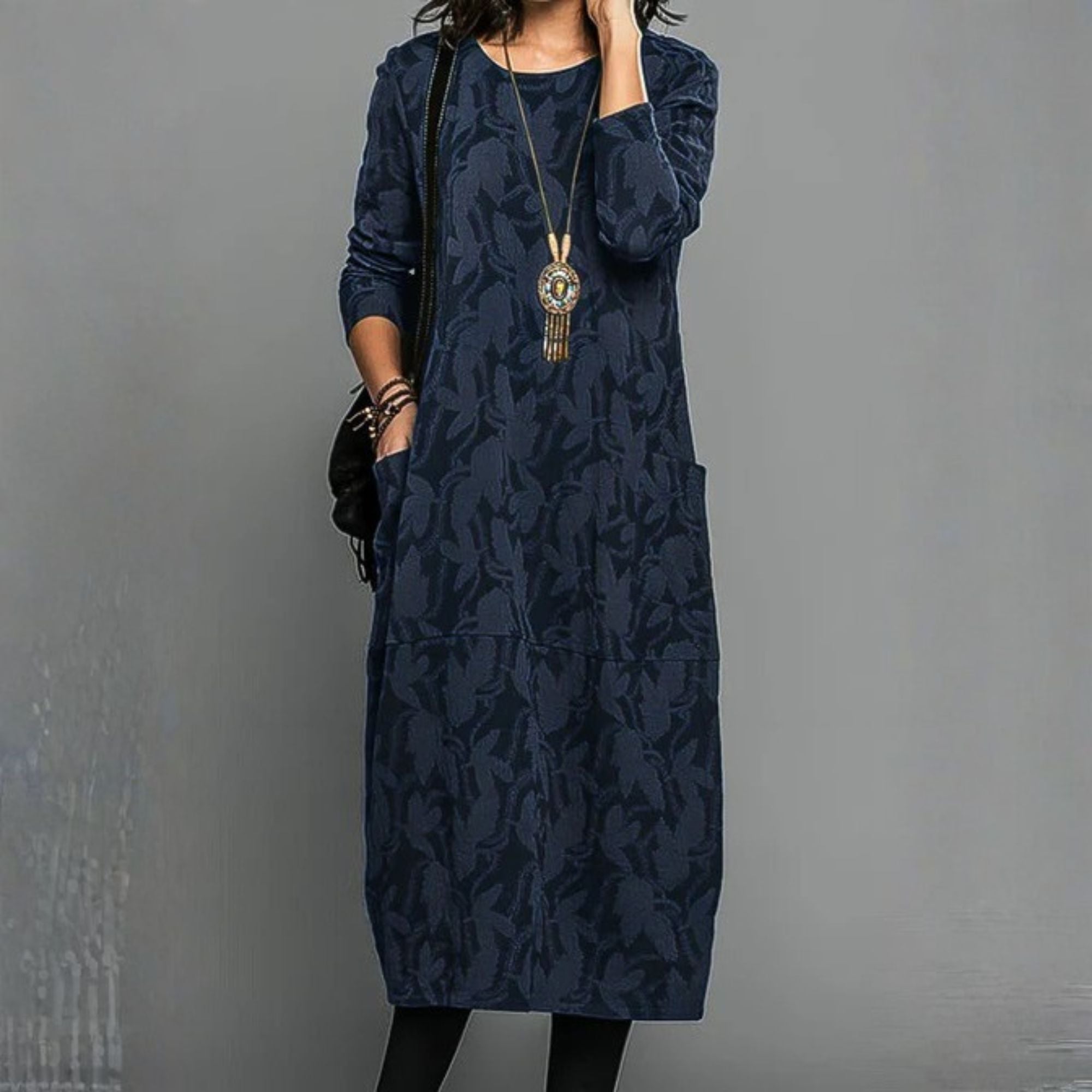 Olivia&Grace™ | Warm Winter Dress with Elegant Cut