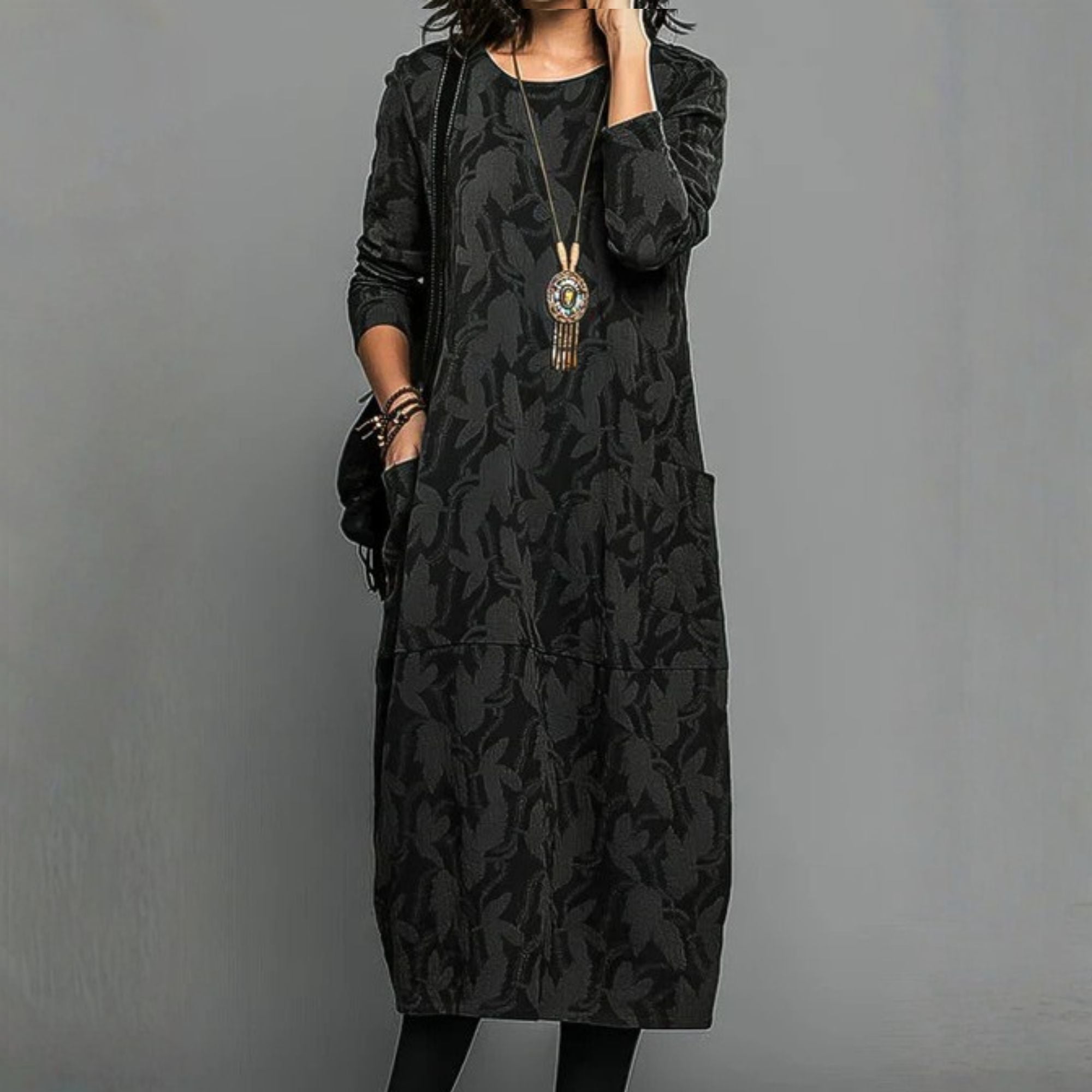 Olivia&Grace™ | Warm Winter Dress with Elegant Cut