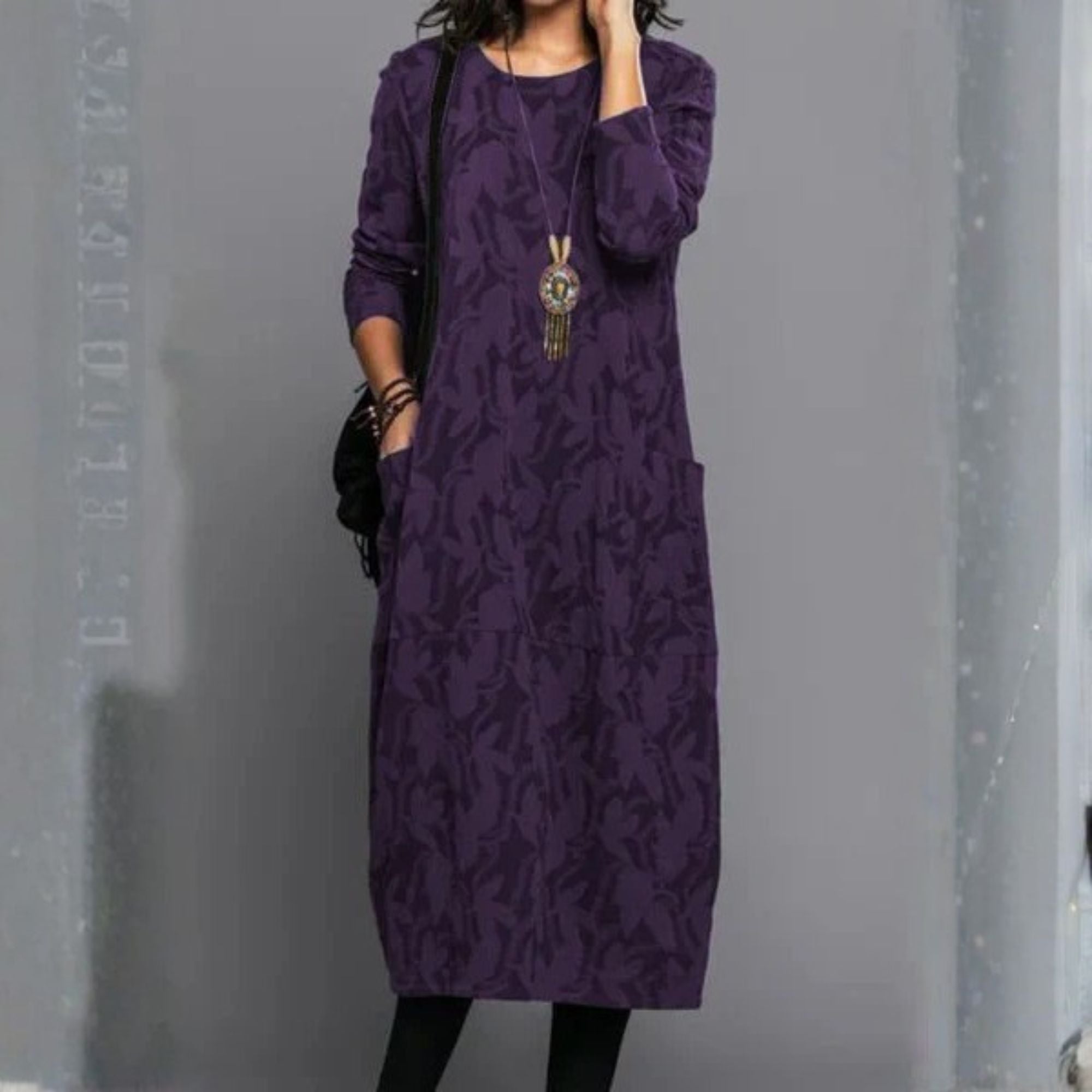 Olivia&Grace™ | Warm Winter Dress with Elegant Cut