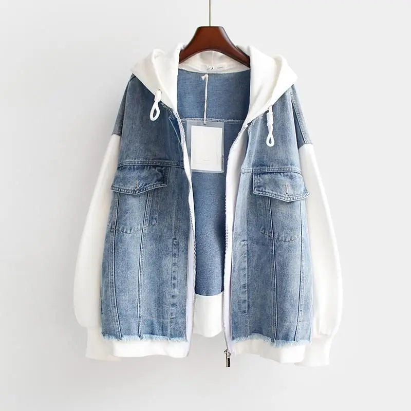 Olivia&Grace | Vivian - Denim Hoodie Jacket