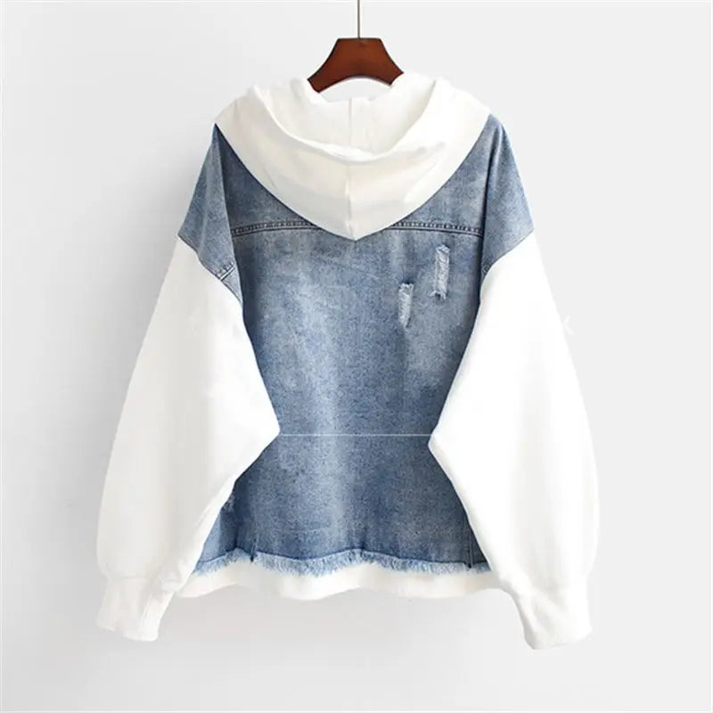 Olivia&Grace | Vivian - Denim Hoodie Jacket