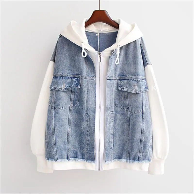 Olivia&Grace | Vivian - Denim Hoodie Jacket