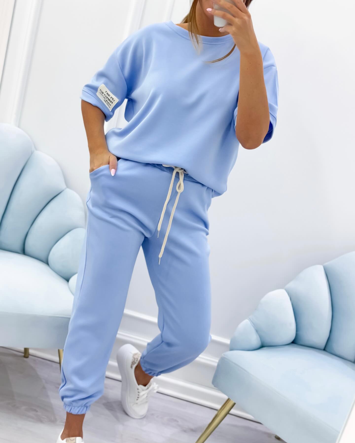 Olivia&Grace | Norma - Short Sleeve Lounge Set