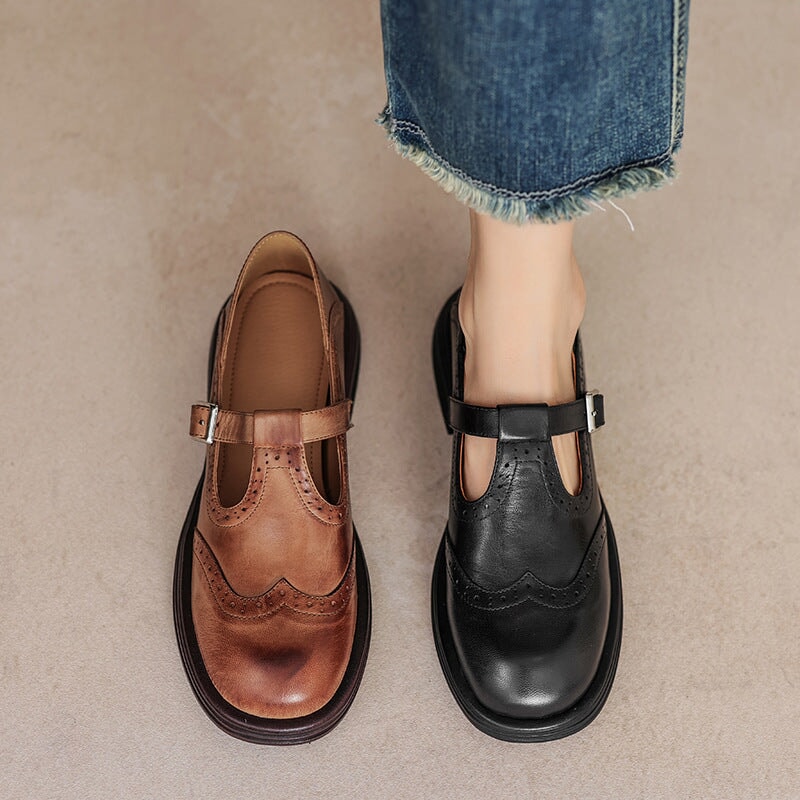 Olivia&Grace | Mattea - Elegant Mary Janes Made Of Leather