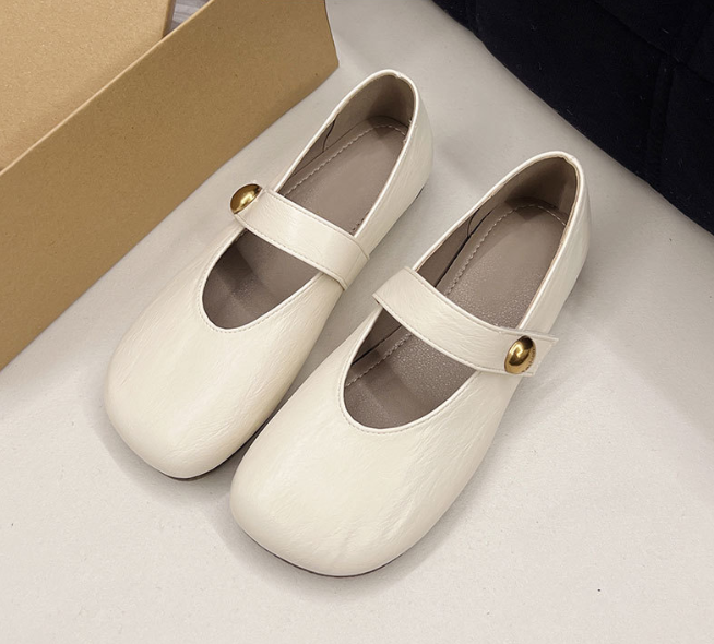 Olivia&Grace™| Irene Leather Mary Janes