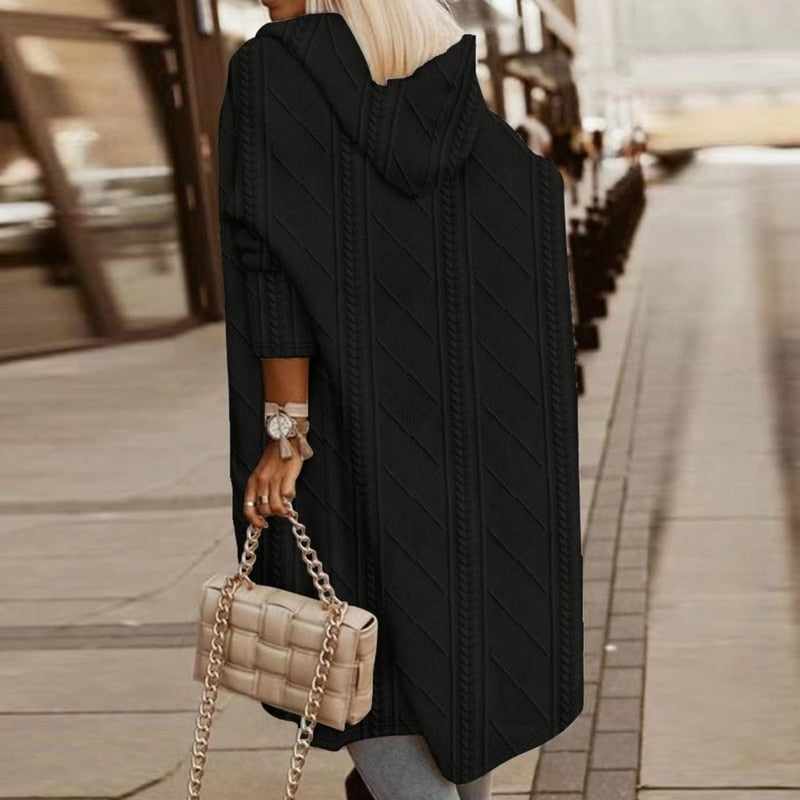 Olivia&Grace | Johani - Extended Length Hooded Cardigan