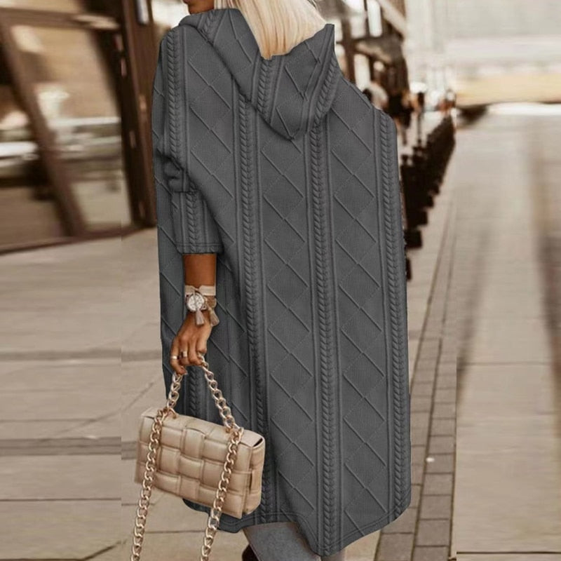 Olivia&Grace | Johani - Extended Length Hooded Cardigan