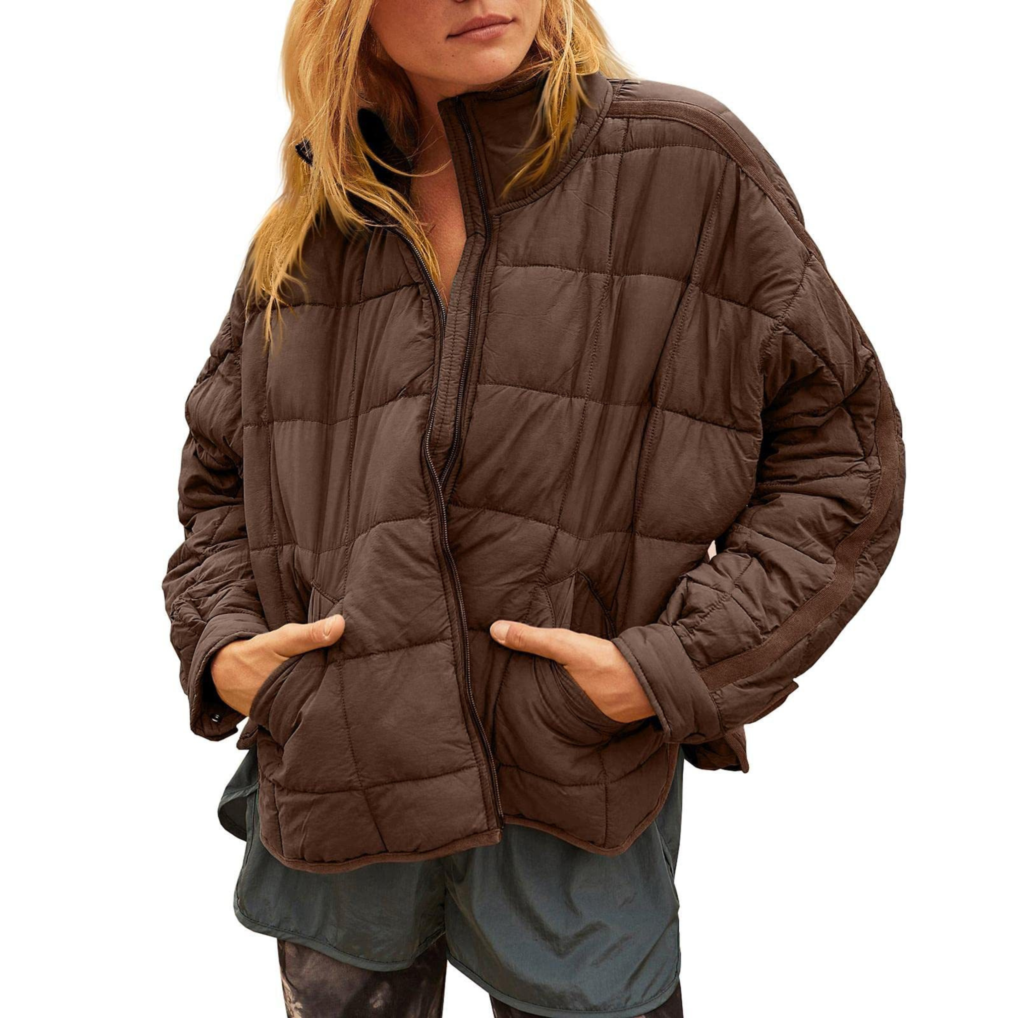 Olivia&Grace| September™  - Lightweight Compact Zip Puffer Jacket