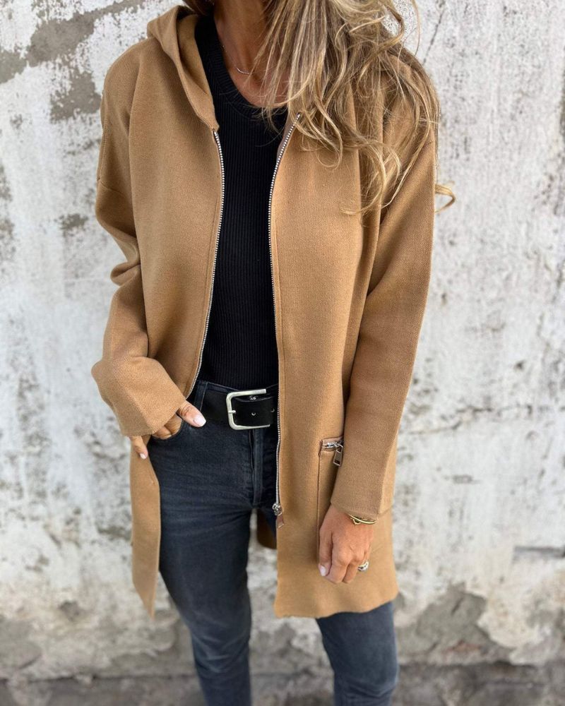 Olivia&Grace | Veslina™ - Versatile Long Sleeve Zip Cardigan