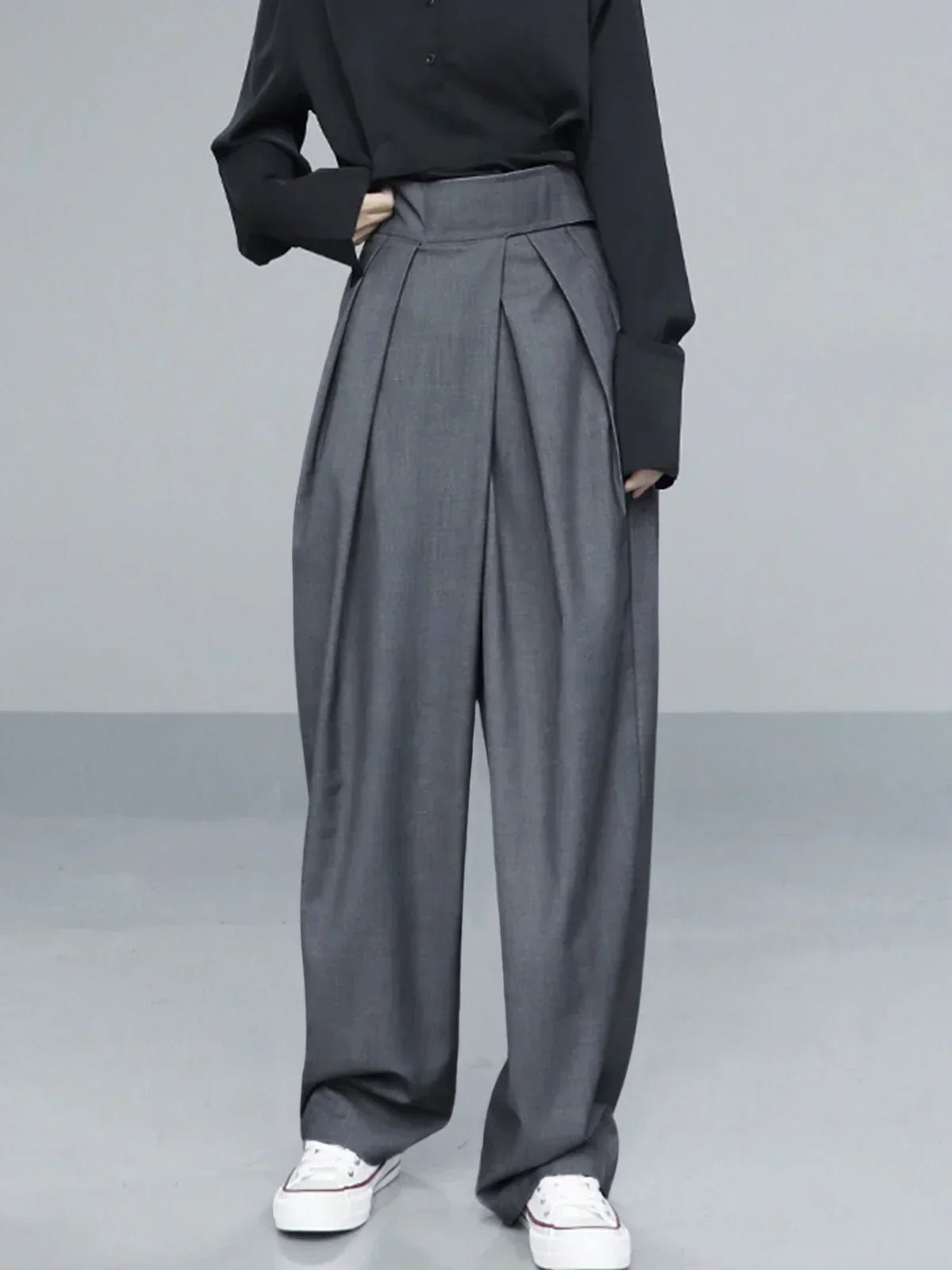 Yasmine® | Hook-and-Loop Fastener Wide Leg Velcro Pants