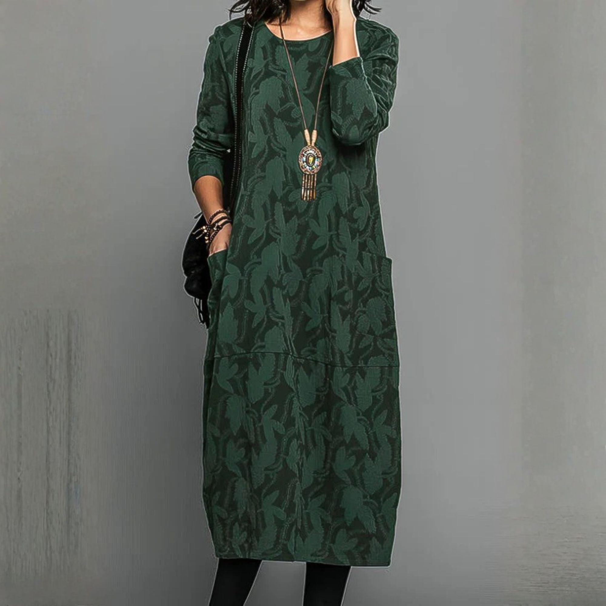 Olivia&Grace™ | Warm Winter Dress with Elegant Cut