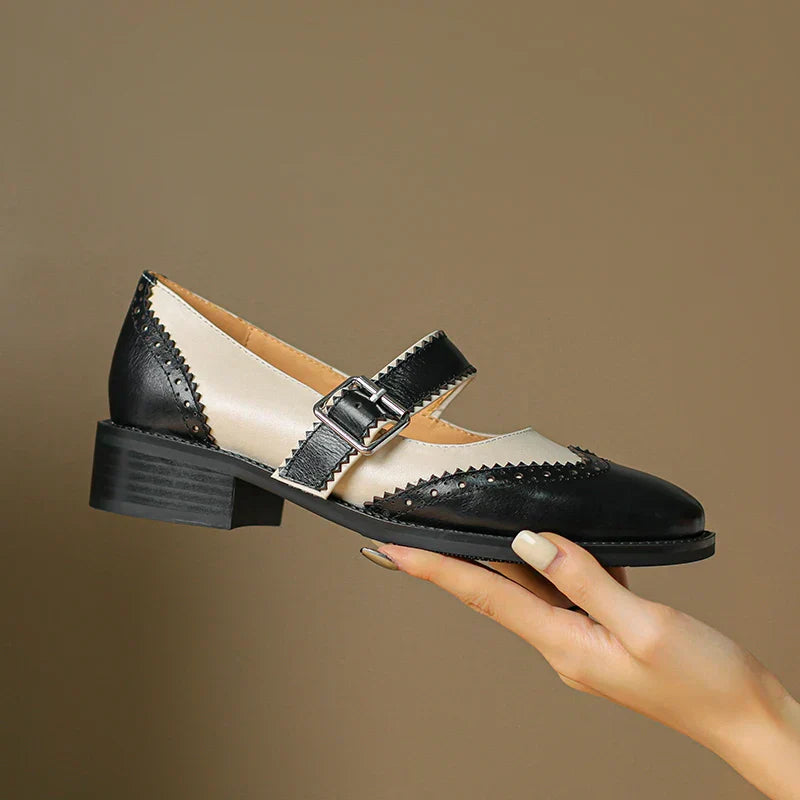Olivia&Grace™| Miana Leather Mary Janes