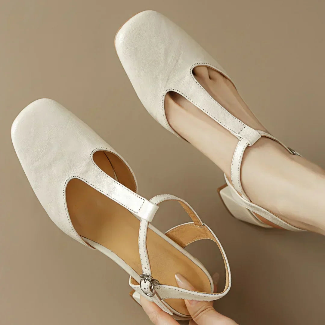 Olivia&Grace™| Beatrica Leather Mary Janes