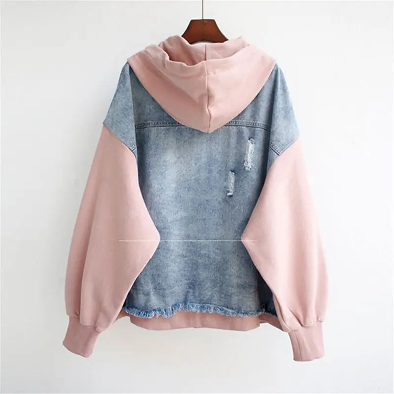 Olivia&Grace | Vivian - Denim Hoodie Jacket