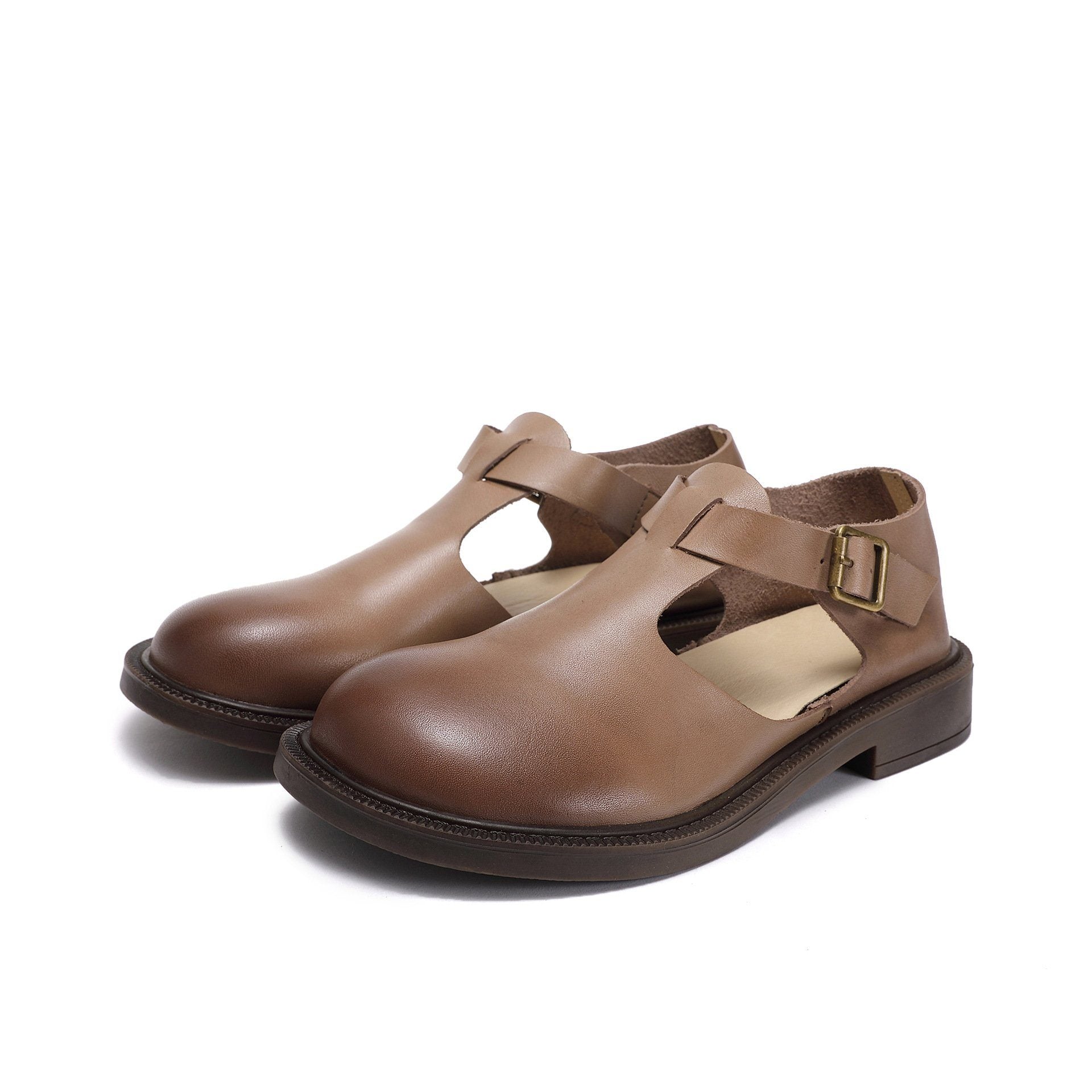 Olivia&Grace™| Colette Leather Mary Janes