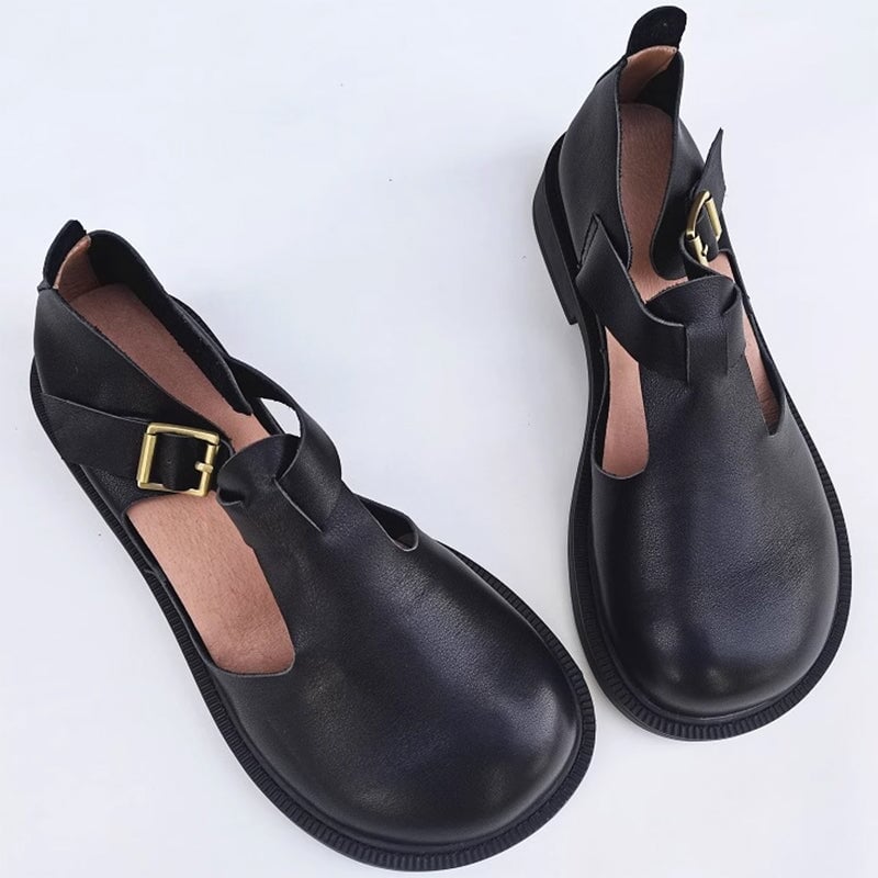 Olivia&Grace™| Colette Leather Mary Janes