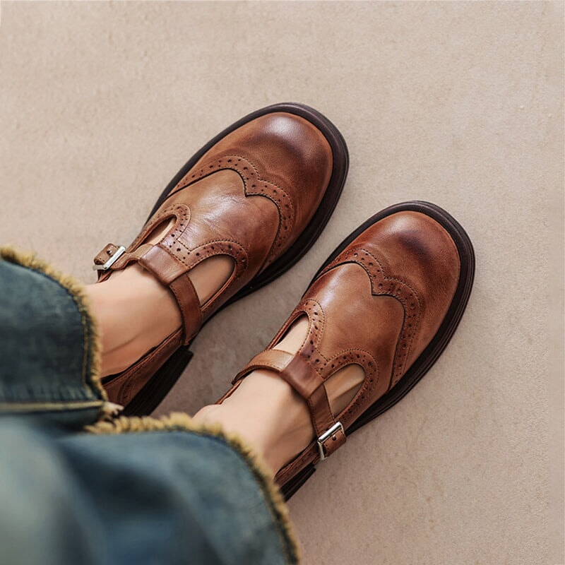 Olivia&Grace | Mattea - Elegant Mary Janes Made Of Leather