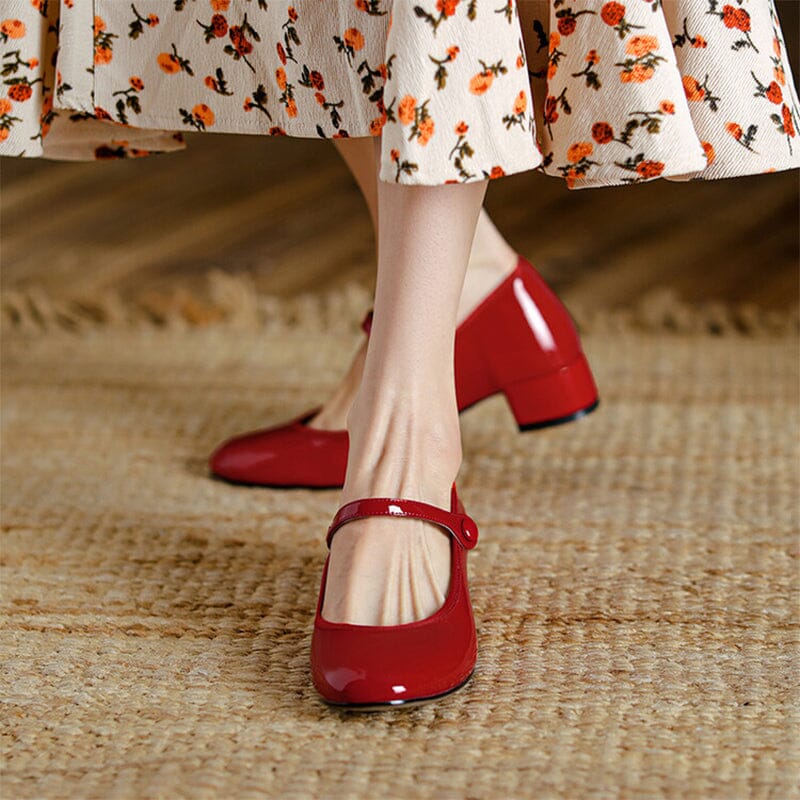 Olivia&Grace™| Livy Leather Mary Janes