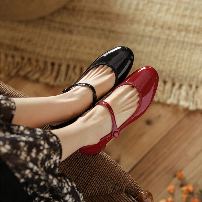 Olivia&Grace™| Livy Leather Mary Janes