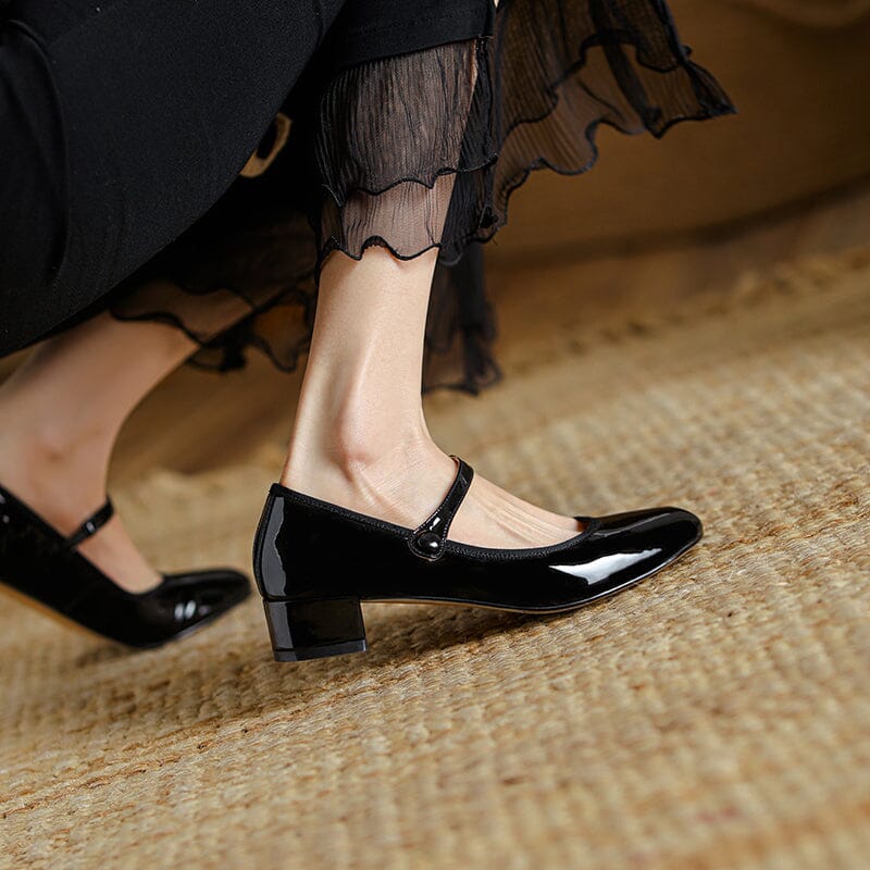 Olivia&Grace™| Livy Leather Mary Janes