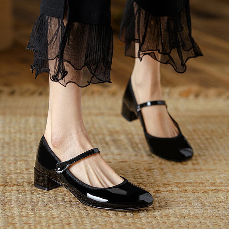 Olivia&Grace™| Livy Leather Mary Janes