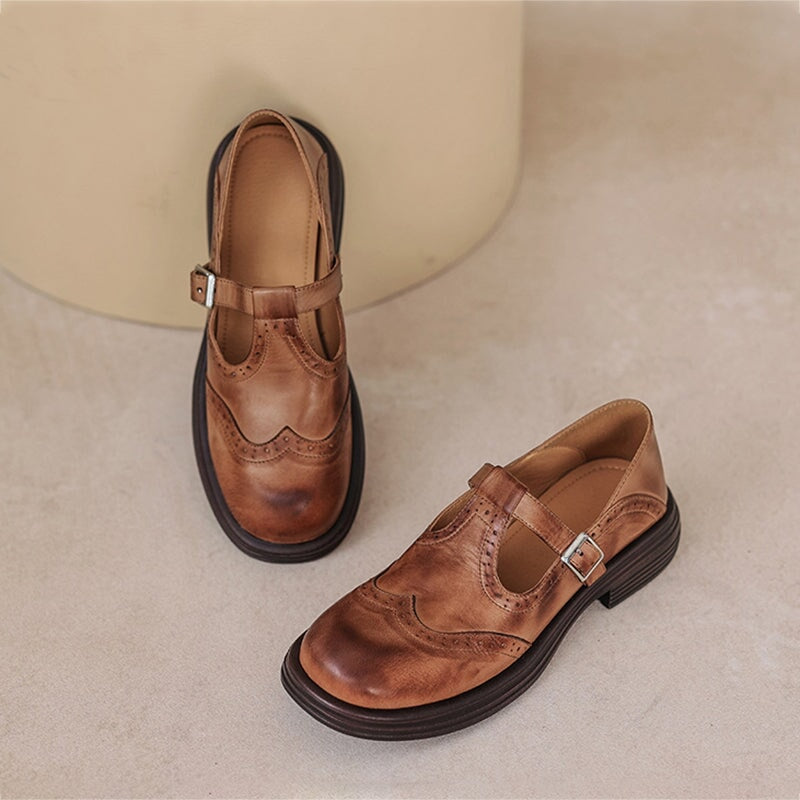 Olivia&Grace | Mattea - Elegant Mary Janes Made Of Leather